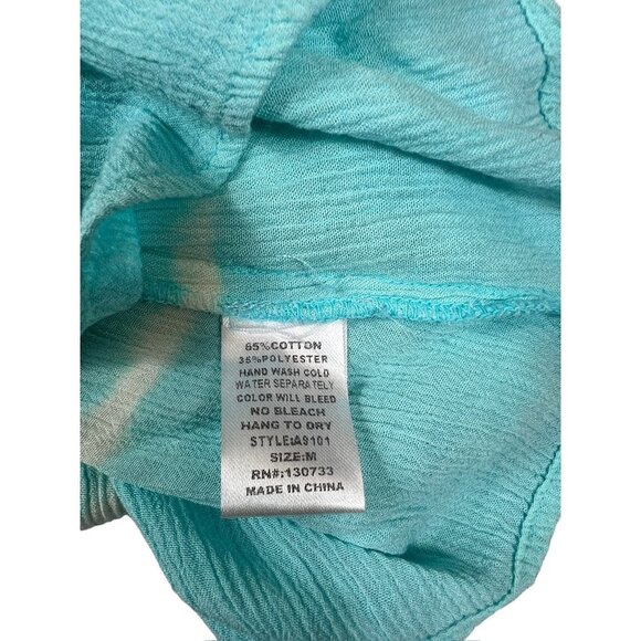 Umgee Women's Light Blue Tie Dye Dress - Picture 7 of 7